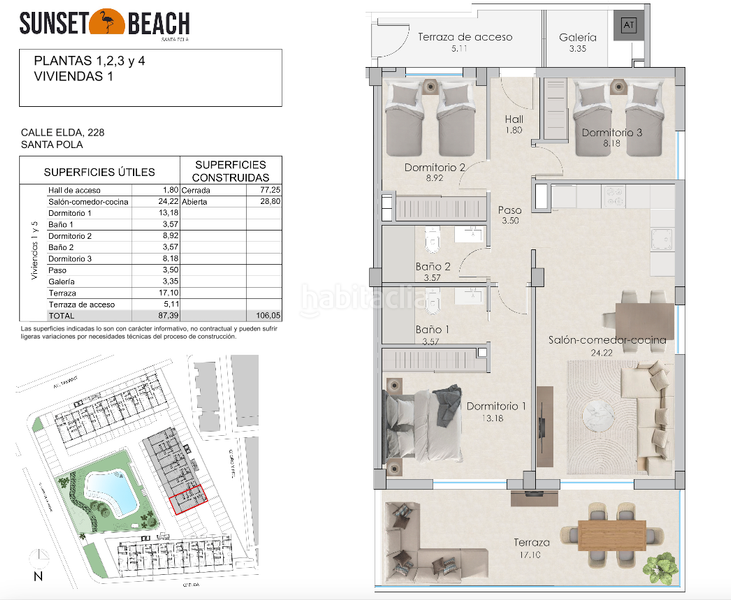 Foto 7a8fea4e-c6c3-4d70-b251-4fdb091a4303. Piso en Playa Tamarit-Playa Lissa Santa Pola