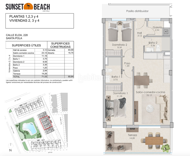 Foto 7e4e89c3-78c7-4f4d-b97f-eff6c10f2313. Piso en Playa Tamarit-Playa Lissa Santa Pola