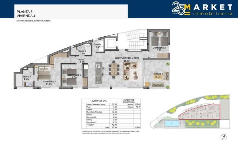 Foto 3b333234-590e-403d-9715-bb6bc14ca881. Etagenwohnung mit pool in calas Santa Pola este Santa Pola