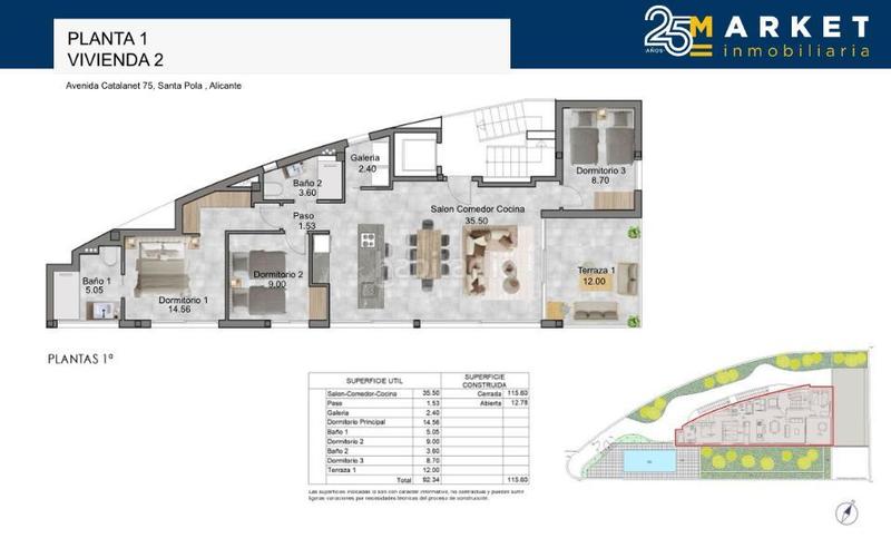 Foto 15c1d04a-2ede-4fb6-851c-53d2619abd5d. Flat with pool in calas Santa Pola este Santa Pola