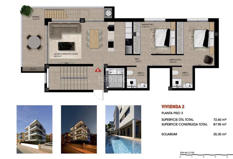 Foto f1663bd6-8448-42f2-a8fe-090f8f9c53f8. Pis amb aparcament a Gran Playa Santa Pola