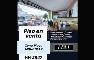 Apartment in Moncófar Playa. Apartamento con 2 habitaciones con ascensor