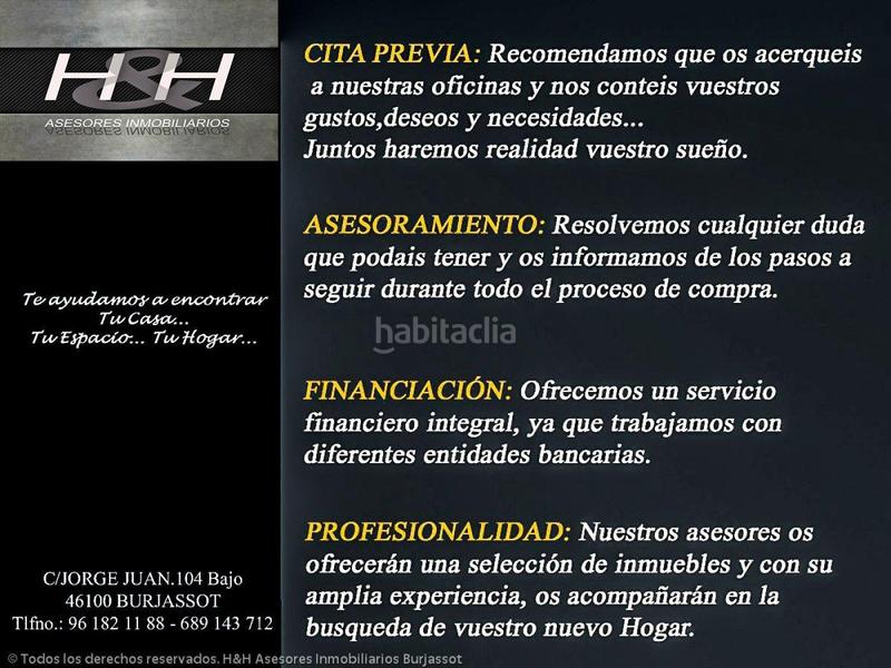 Foto 7902be09-99fe-4559-a002-68fb8141fa1f. Alquiler piso estupendo piso con parking en eixereta. hh asesores, inmobiliaria en Burjassot