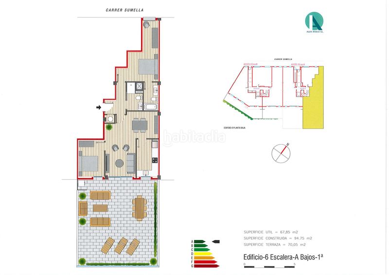 Foto 15b8aca7-9082-46f3-8063-303df86e0ed2. Planta baixa amb calefacció aparcament piscina a Cubelles