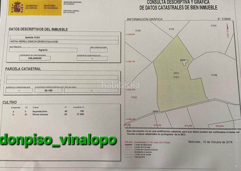 Foto 43dea7fe-30c0-475c-b317-4306c8c40601. Masia amb aparcament a Caudete