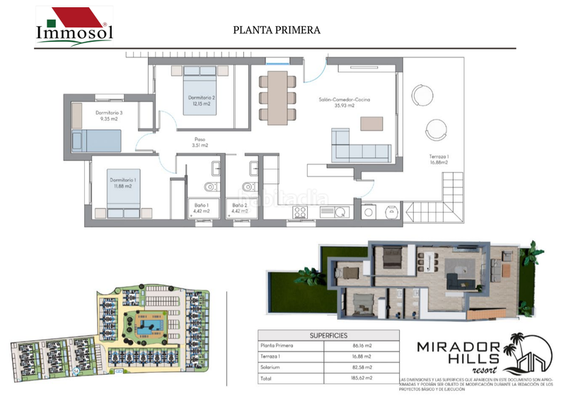 Foto a17bba67-9a3d-4110-b9de-43ae060388d9. Attico con parcheggio in balcón de Finestrat-terra marina Finestrat