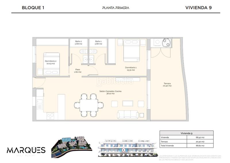 Foto bd8480a7-84a0-47db-a448-78e8bc57dd78. Apartamento 88m<sup>2</sup> en balcón de Finestrat-terra marina Finestrat