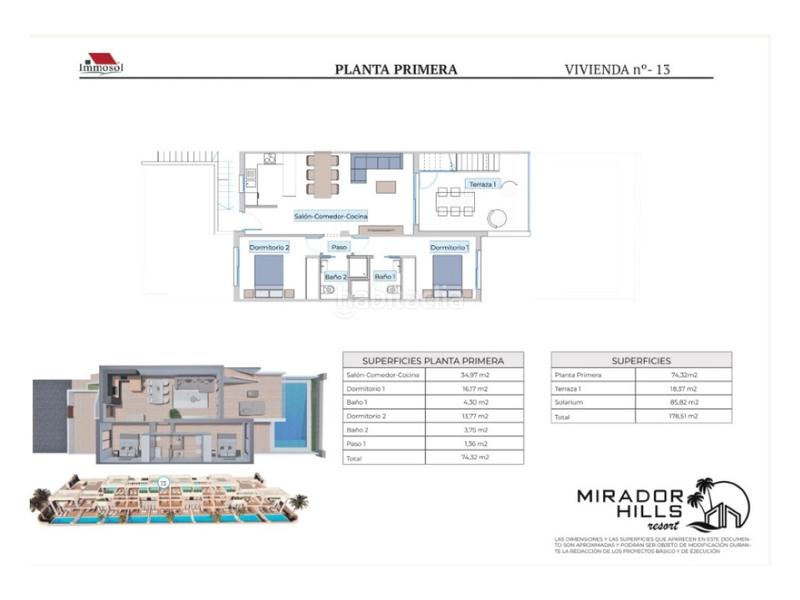 Foto fa593869-64a0-4e92-8d61-fac8fe6cc63a. House with parking pool in balcón de Finestrat-terra marina Finestrat