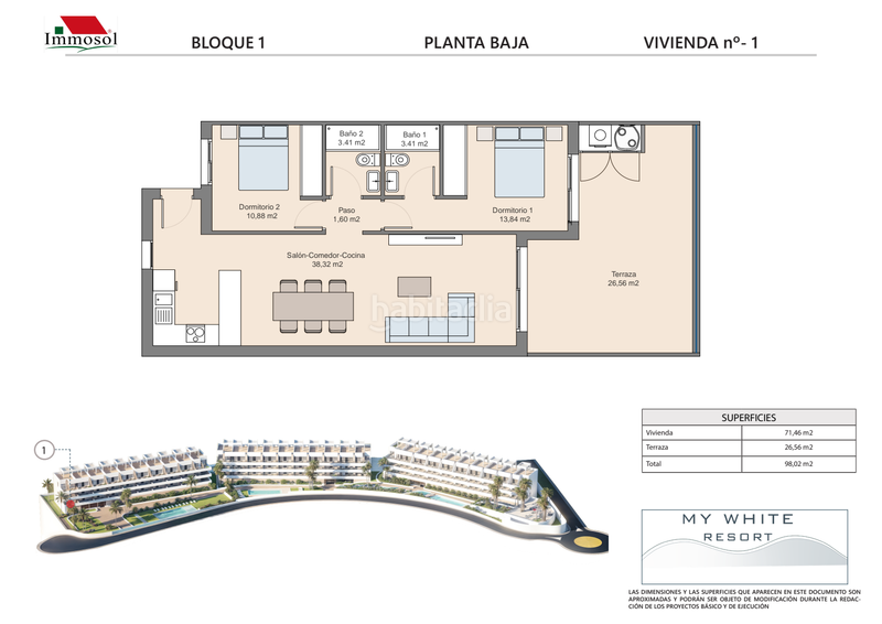Foto c762c425-5940-4b3c-a64b-de0926c14a2b. Apartament a calle peru de 2-b a balcón de Finestrat-terra marina Finestrat