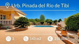 Xalet  Urbanizacion terol a pinada del rio a3-07. Chalet con piscina y vistas despejadas en pinada del río, un ref
