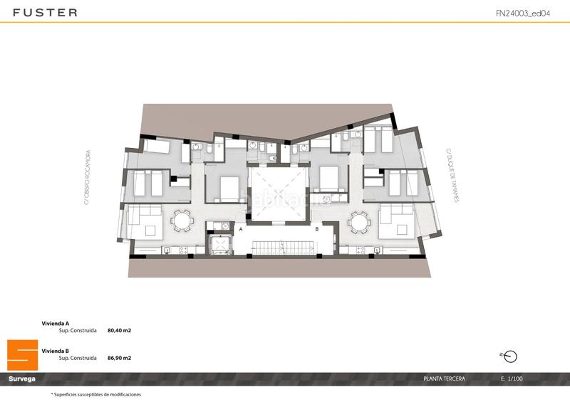 Foto 9c3473f3-2f31-44ee-a288-c98047805647. Flat 86m<sup>2</sup> in calle obispo rocamora 42 in Orihuela ciudad Orihuela