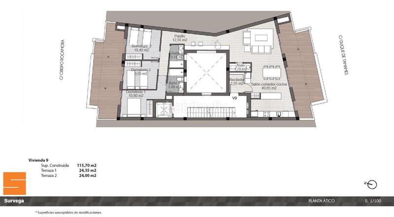 Foto ffb8b0c8-de72-4bb9-8215-469fa9cae74d. Attico 115m<sup>2</sup> in calle obispo rocamora 42 in Orihuela ciudad Orihuela