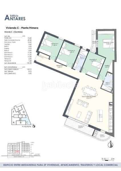 Foto 4618b556-79aa-46db-86f8-adf02157227c. Appartement 109m<sup>2</sup> dans calle obispo rocamora 63 dans Orihuela ciudad Orihuela
