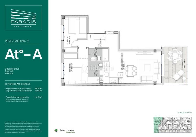 Foto 3950ed87-40d2-457e-9974-f7ae0db24ba3. Dachwohnung mit heizung pool in Benalúa Alicante