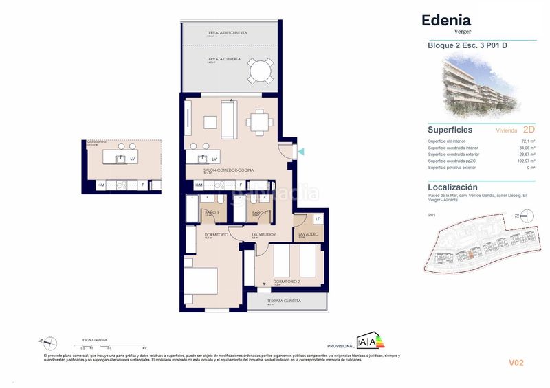 Foto bb1a6019-3059-407a-88af-0629e47719fa. Apartament amb aparcament piscina a Verger (el)