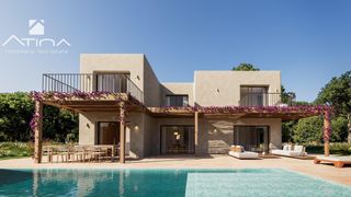 Xalet a Centro Ciudad. Villa elysia en jávea arquitectura ibicenca, con piscina, 4 habi