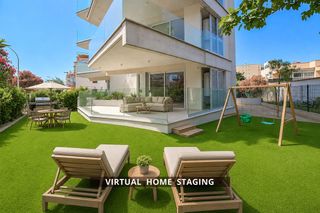 Planta baixa a Avinguda del salatar 9. Appartement neuf haut standing avec jardin privé et vue mer à 10