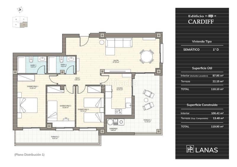 Foto 76a554a5-be9c-4ec9-a1a6-da715daf1c12. Pis amb calefacció aparcament piscina a Juan de Borbón Murcia