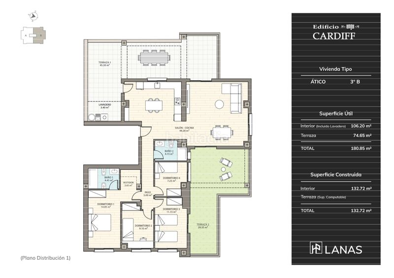 Foto 89317baf-bb76-4aec-923c-c884d05eeb28. Àtic amb calefacció aparcament piscina a Juan de Borbón Murcia