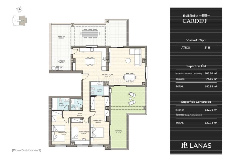 Foto 8c66b34a-f8f7-4ce6-b409-53051068715f. Àtic amb calefacció aparcament piscina a Juan de Borbón Murcia