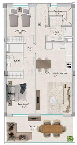Foto 16711ee5-dca8-47b8-97d0-fc50ba5f65fa. Attico con riscaldamento parcheggio piscina in Playa Tamarit-Playa Lissa Santa Pola