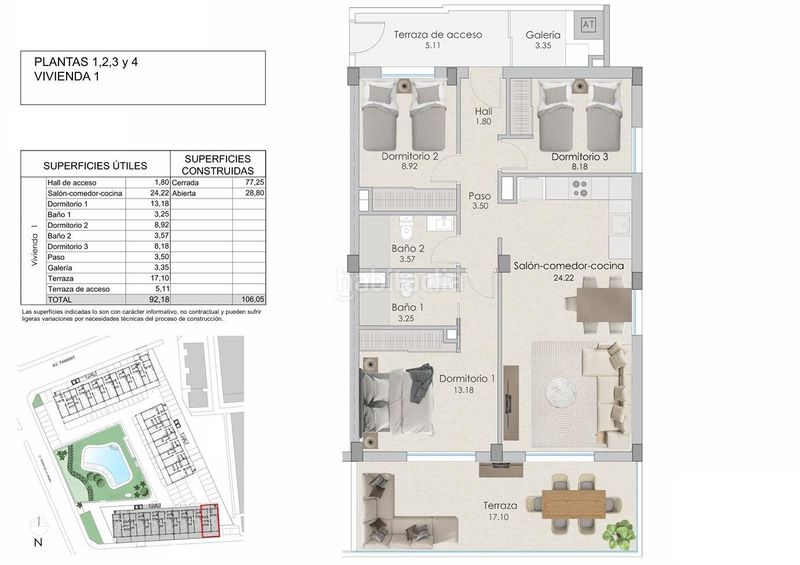 Foto a7eca8b2-889c-485a-b30b-00d800ed3676. Apartament amb calefacció aparcament piscina a Playa Tamarit-Playa Lissa Santa Pola