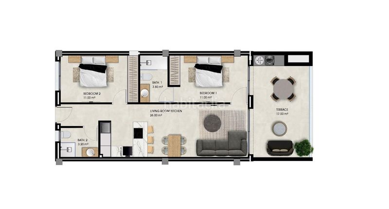 Foto 86ad43b2-d2fd-4bb2-9999-4405e623acd7. Apartament amb calefacció aparcament piscina a La Marina Elche / Elx