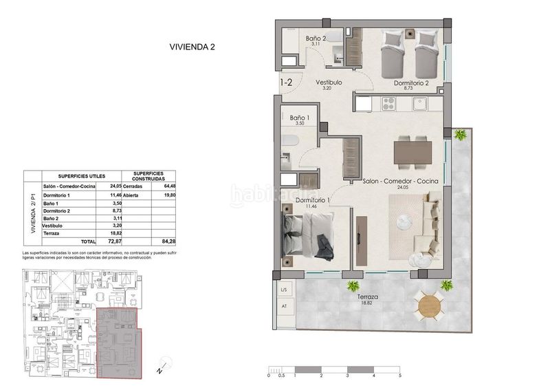 Foto e4d38a01-2e23-481a-b81e-3b688d84d904. Apartament amb piscina a Norte Santa Pola
