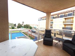 Pis  N/a. Estupendo 1 piso mar de cristal 2 dorm. terraza amplia , piscina