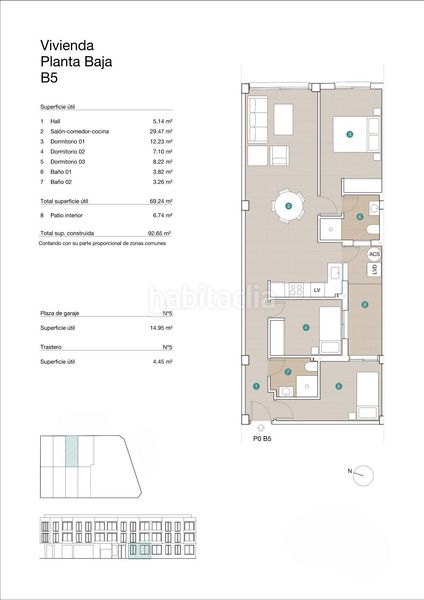 Foto be2cddbb-f5ee-44a2-9646-64917781720e. Pis amb aparcament piscina a Jacarilla