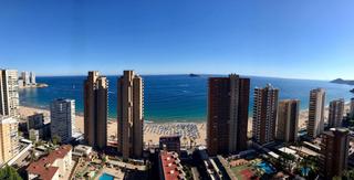 Loft a Playa Levante. Reformado estudio loft con vistas panorámicos al mar.