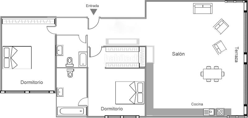 Foto e962dc7e-9ad1-45da-aec4-79239278dd5d. Dachwohnung mit heizung in Playa Poniente Benidorm