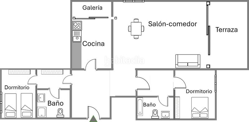 Foto 794555f6-ce9e-4641-a716-3fca647646fb. Apartamento amplio piso con 2 dormitorios y vistas al mar, con plaza de garaje y trastero privados en zona playa poniente. en Benidorm
