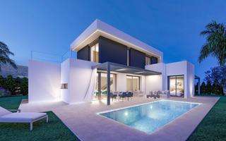 Casa en Golf Bahía. Villa moderna en sierra cortina con vistas espectaculares