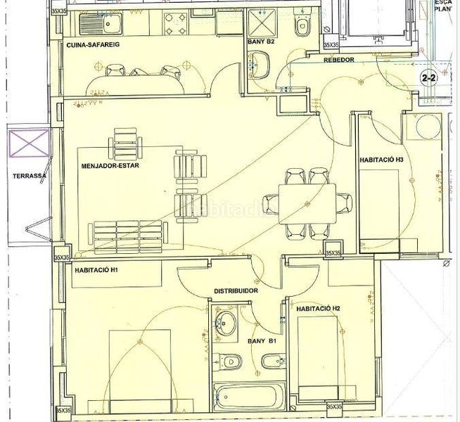 Foto 87805b5c-1a76-453b-a01f-2b36402727ea. Apartament amb calefacció aparcament a Llevant Igualada