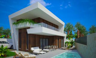 Chalet à Benijófar. Villas modernas de obra nueva en benijofar