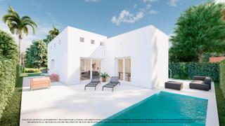 Chalet à Las Lomas de Rame-Bahía Bella. Villas de obra nueva en los alcazares