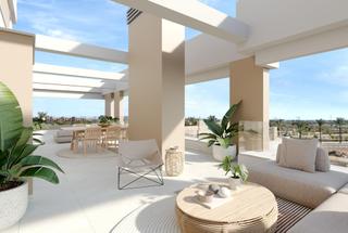 Penthouse in Mar Menor golf. Complejo residencial de obra nueva en urbanizacion privada en la