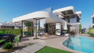 Towny house in Las Lomas de Rame-Bahía Bella. Villas pareadas de obra nueva en los alcazares