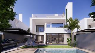 Xalet a Mar Menor golf. Villas de obra nueva en complejo privado en la provincia de murc