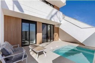 Casa a Santiago de La Ribera. Bungalows de obra nueva con piscina privada en santiago de la ri