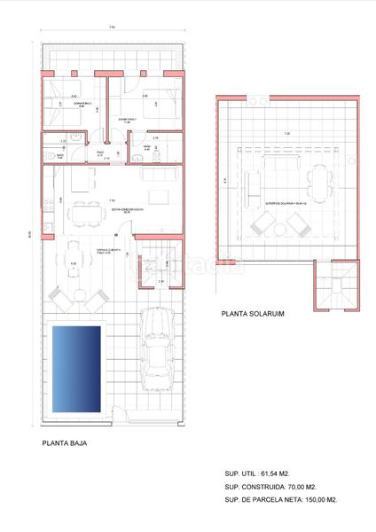 Foto 42a1e37f-c88b-4357-a29e-8d3856fc5b30. Semi detached house with parking pool in La Pinilla - Las Palas Fuente Álamo de Murcia