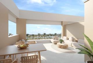 Penthouse in Mar Menor golf. Exclusivos apartamentos de obra nueva en resort privado a 4km de
