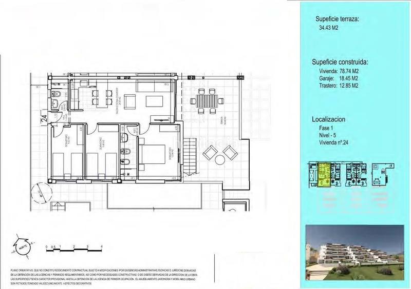 Foto 8de1d024-755e-4b8e-a08d-2bd326f5e664. Àtic amb aparcament piscina a Las Salinas Vera