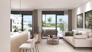 Casa in Los Balcones-Los Altos. Bungalow planta baja de obra nueva   lujo y comodidad frente a l
