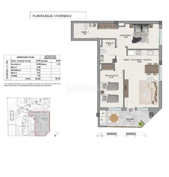 Foto 32c7a453-ec8c-40c7-bfef-6204128a642b. Planta baja apartamentos de nueva construcción en el corazón , a solo 600 metros de la playa en Santa Pola