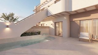 Casa a Pilar de la Horadada Ciudad. Bungalows de nueva construcción exclusivos con piscina privada e
