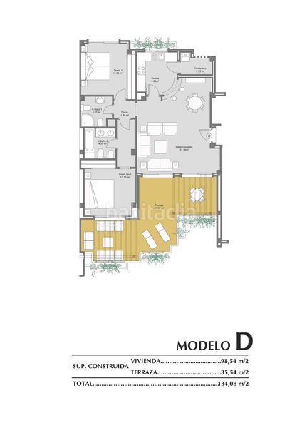Foto 5f3b4591-b614-464b-b362-9adc31dabeb4. Dachwohnung mit parking pool in Lomas de Campoamor - Las Ramblas Orihuela