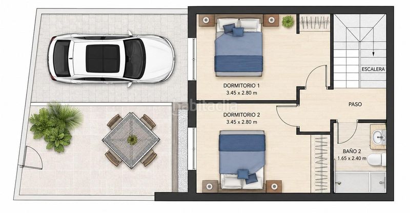 Foto 0aff391a-f323-46a3-8ef3-f25609ba453c. Reihenhaus mit parking pool in Villamartín-Las Filipinas Orihuela
