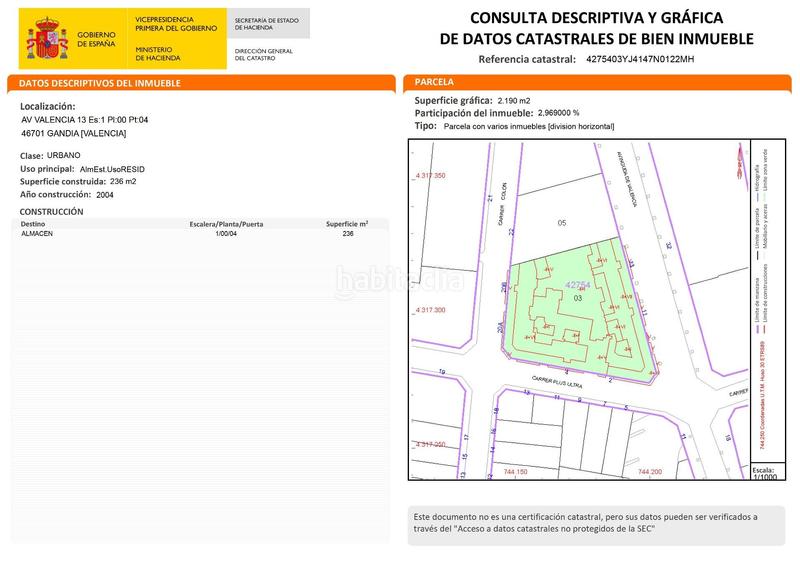 Foto 2a761163-c5d9-401b-8353-500b11cfcc92. Geschäftsraum in calle plus ultra 2 in Centro Histórico Gandia